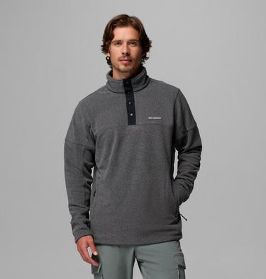 Polaire Semi-boutonn&eacute;e Basin Trail II Homme, Color: Black Heather, image 13