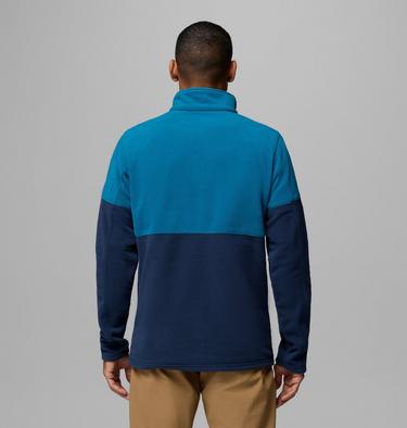 Polaire Semi-boutonn&eacute;e Basin Trail II Homme, Color: Collegiate Navy, Phoenix Blue, image 3
