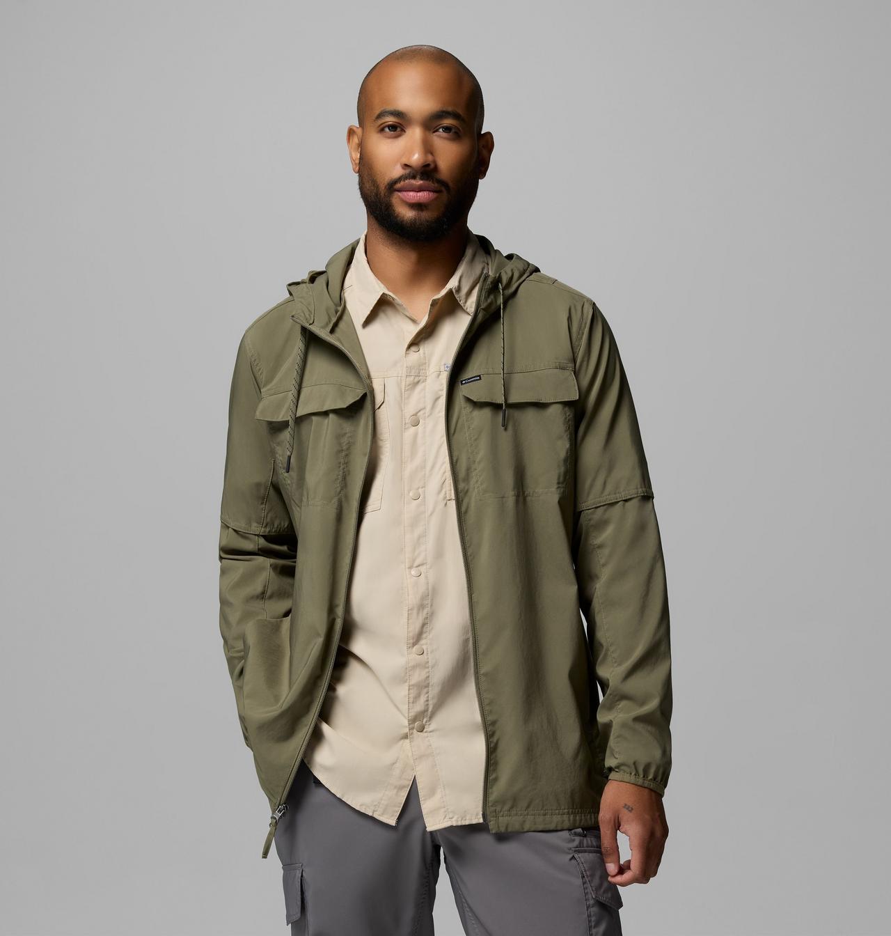 Men's Skien Valley™ Hooded Long Sleeve Shirt | 397 | XL 5