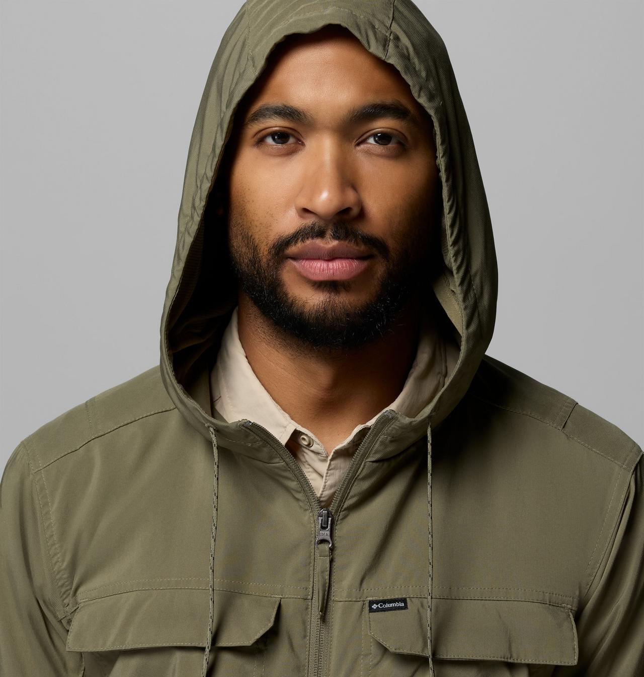 Men's Skien Valley™ Hooded Long Sleeve Shirt | 397 | XL 6