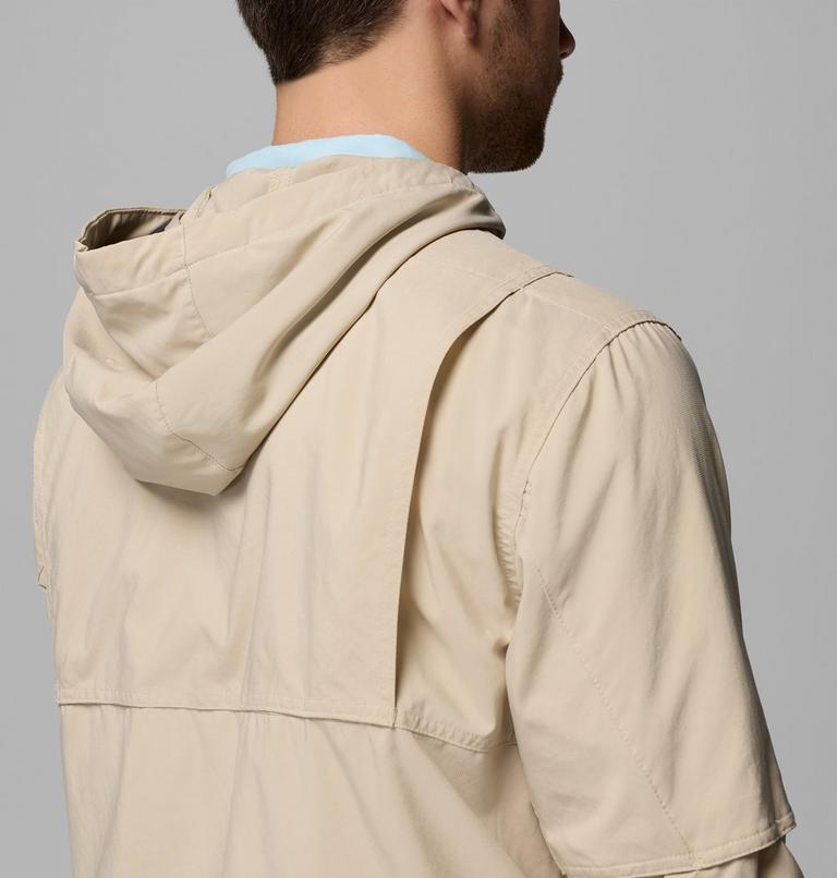 Chaqueta ligera con capucha Skien Valley para hombre, Color: Ancient Fossil, Shark, image 9