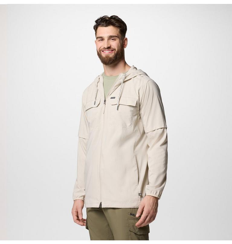 Skien Valley Hooded LS Shirt, Color: Dark Stone, image 3