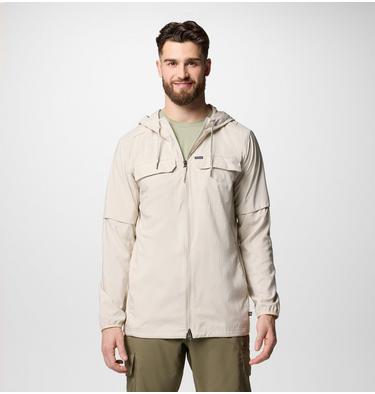 Men's Skien Valley Hooded Light Jacket, Color: Dark Stone, image 3