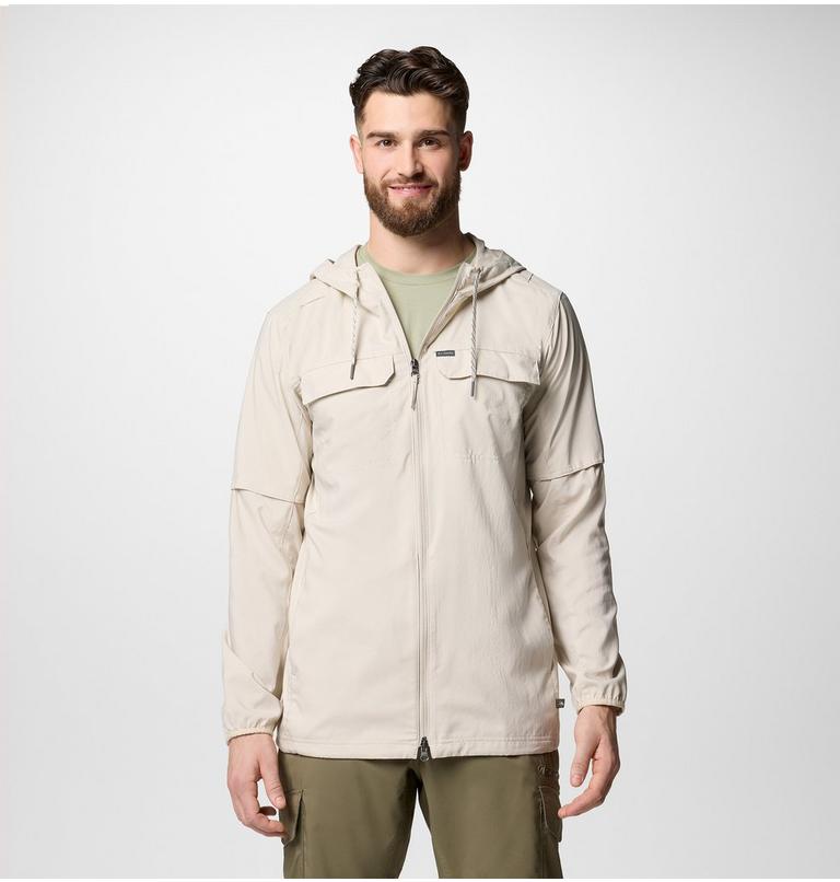 Skien Valley Hooded LS Shirt, Color: Dark Stone, image 1