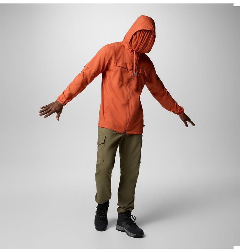 Men's Skien Valley Hooded Light Jacket, Color: Tuscan, image 2