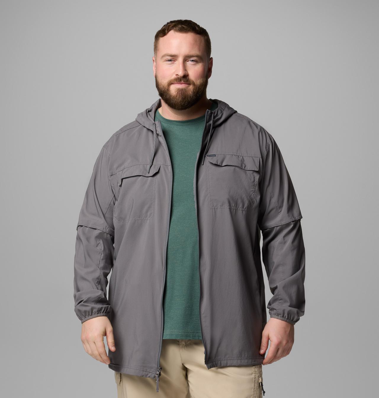 Men's Skien Valley™ Hooded Long Sleeve Shirt - Big 11