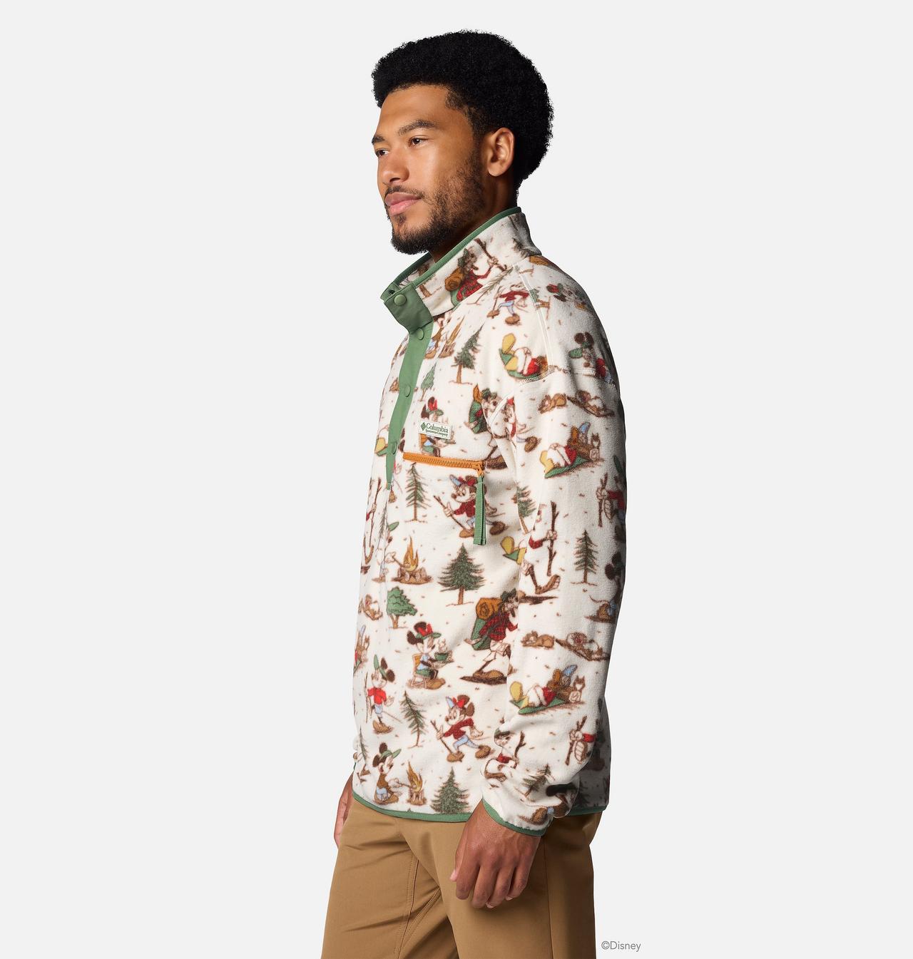 Men's CSC x Disney Mickey & Friends Half Snap Fleece 3