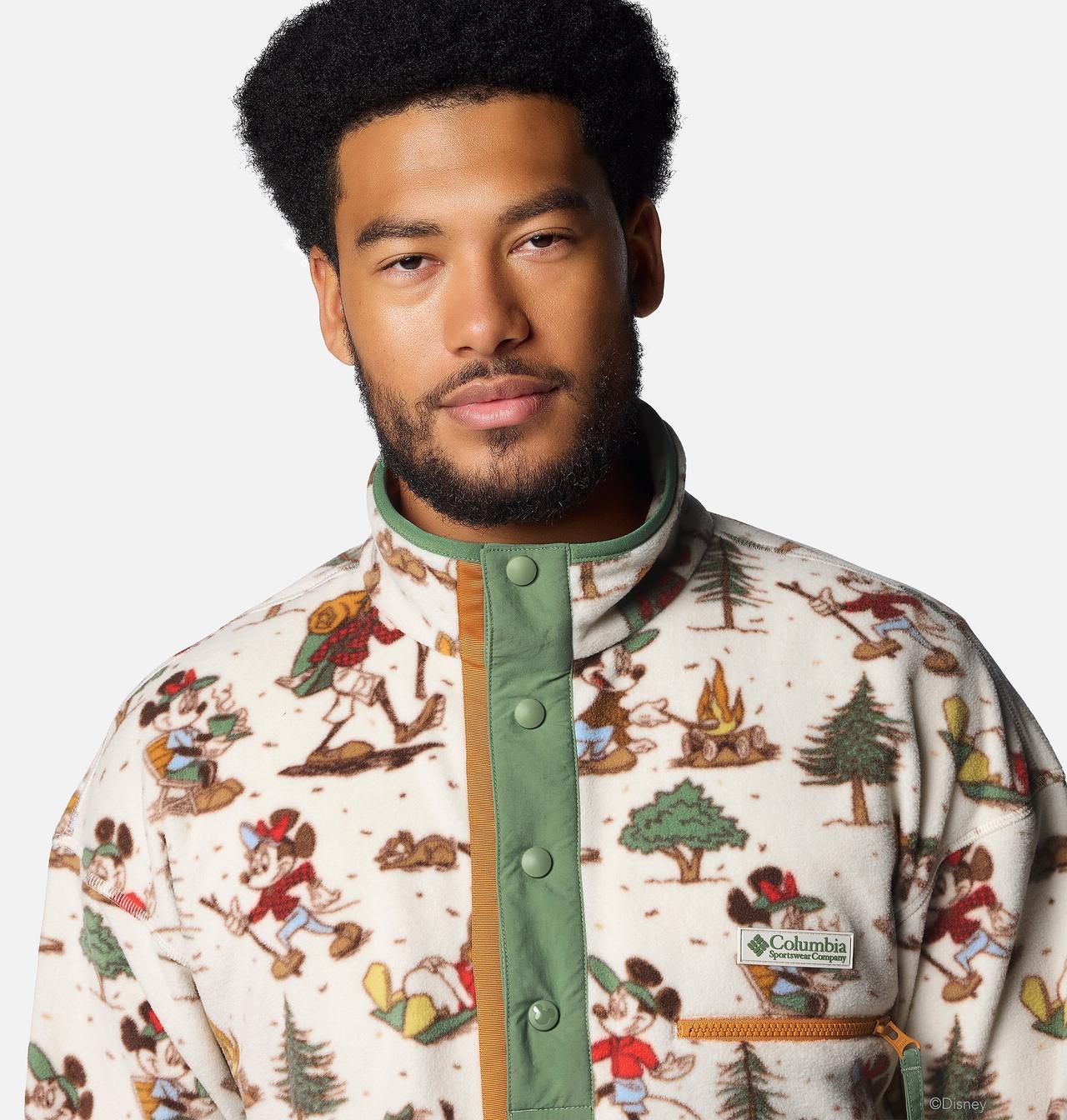 Men's CSC x Disney Mickey & Friends Half Snap Fleece 4