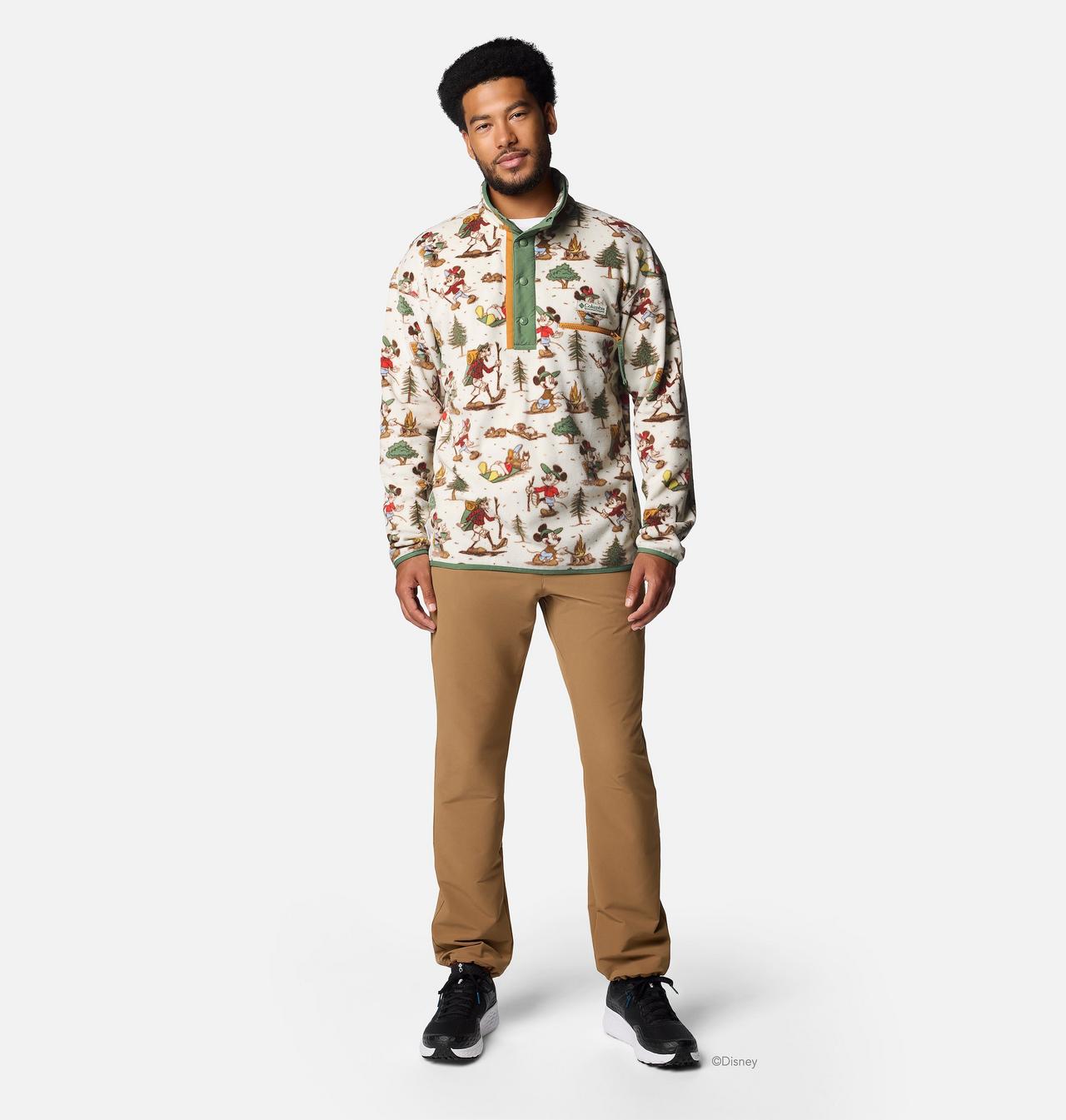 Men's CSC x Disney Mickey & Friends Half Snap Fleece 5