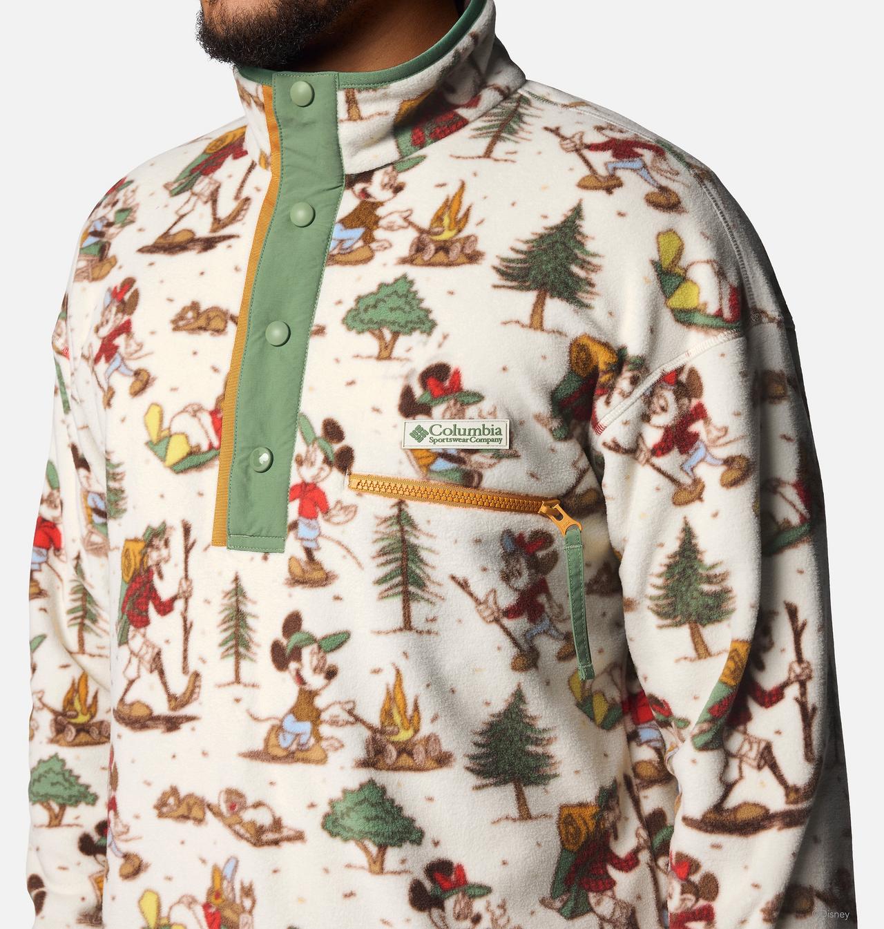 Men's CSC x Disney Mickey & Friends Half Snap Fleece 7