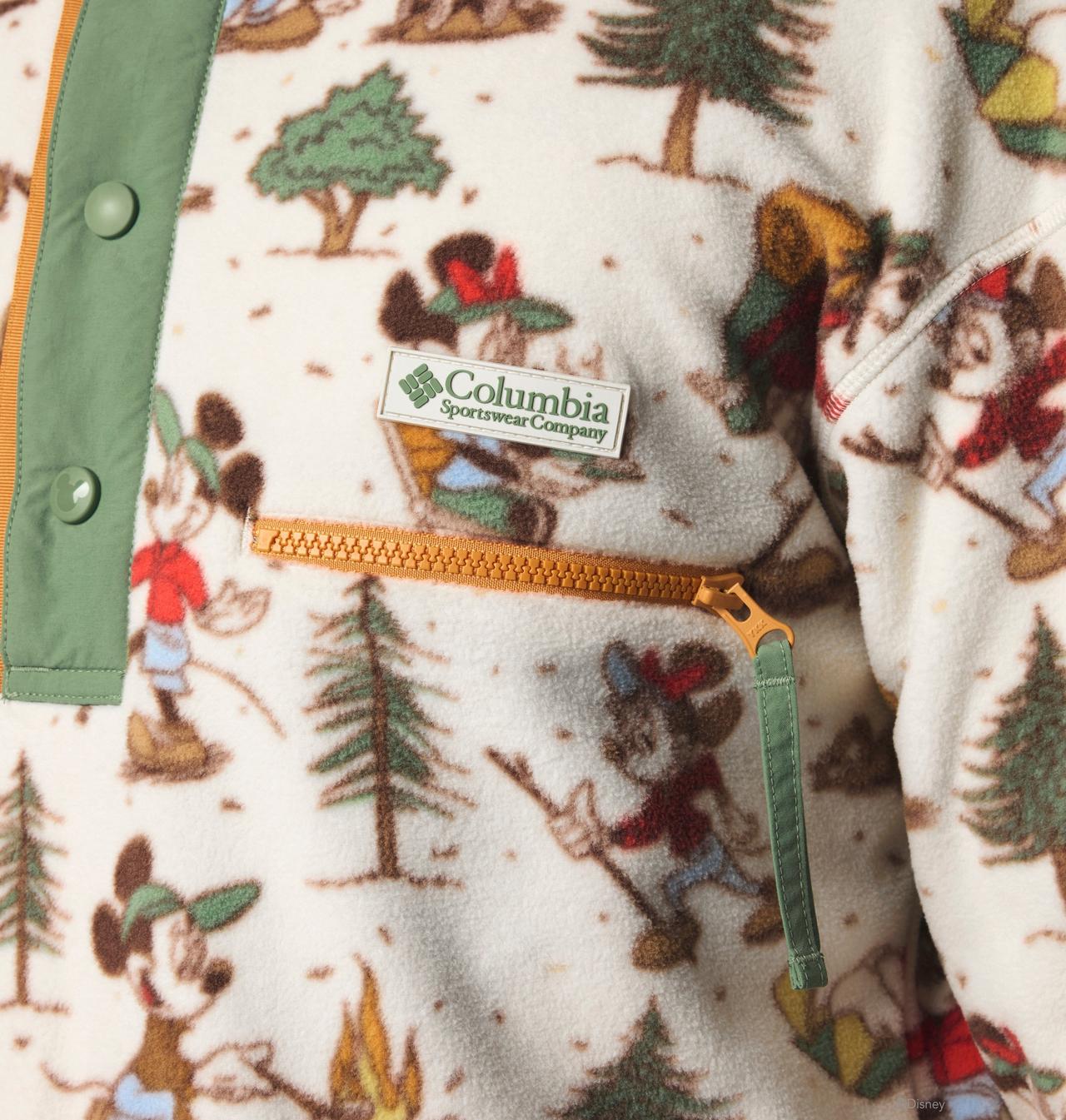 Men's CSC x Disney Mickey & Friends Half Snap Fleece 8