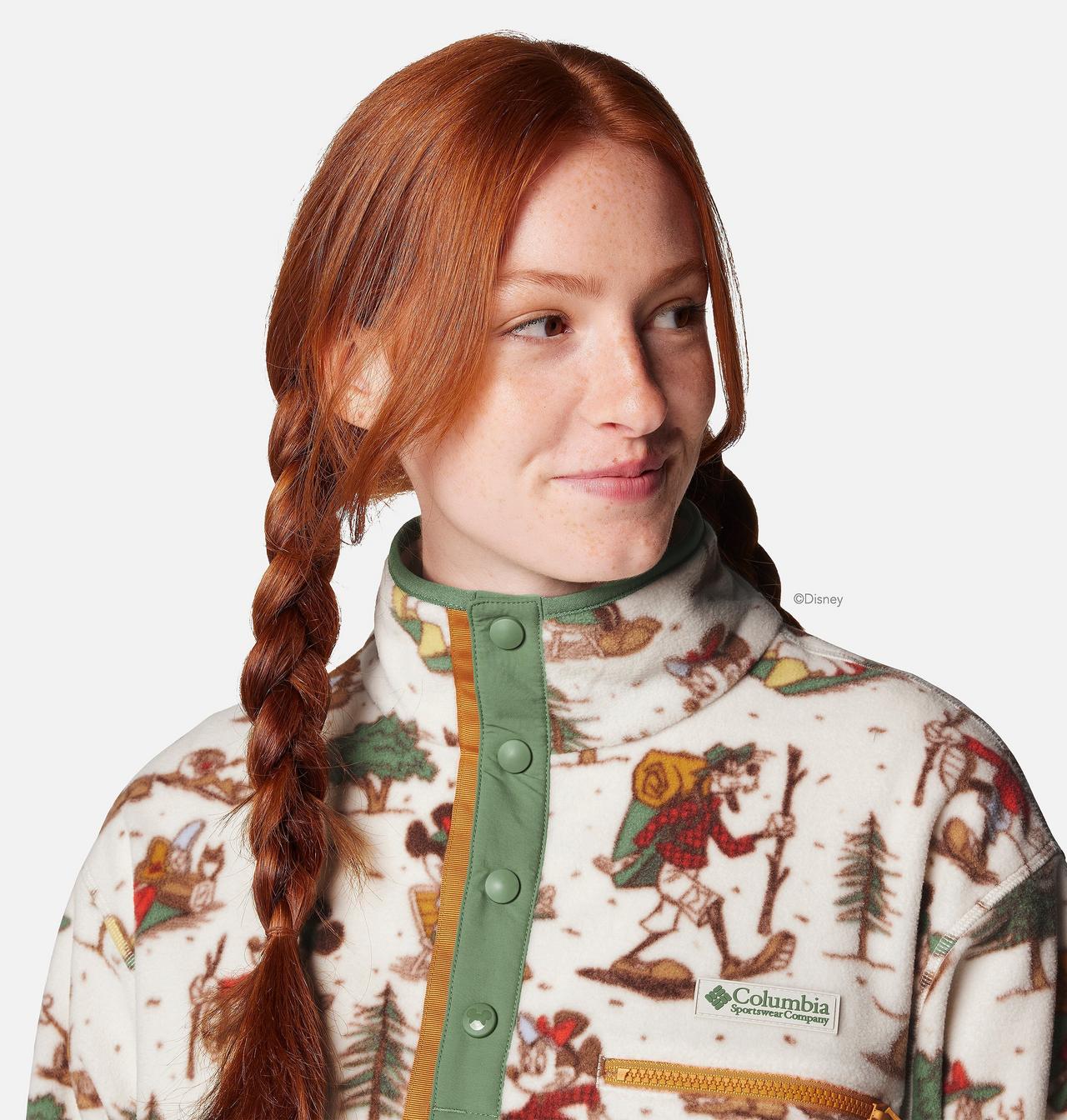 Women's CSC x Disney Mickey & Friends Half Snap Fleece 4