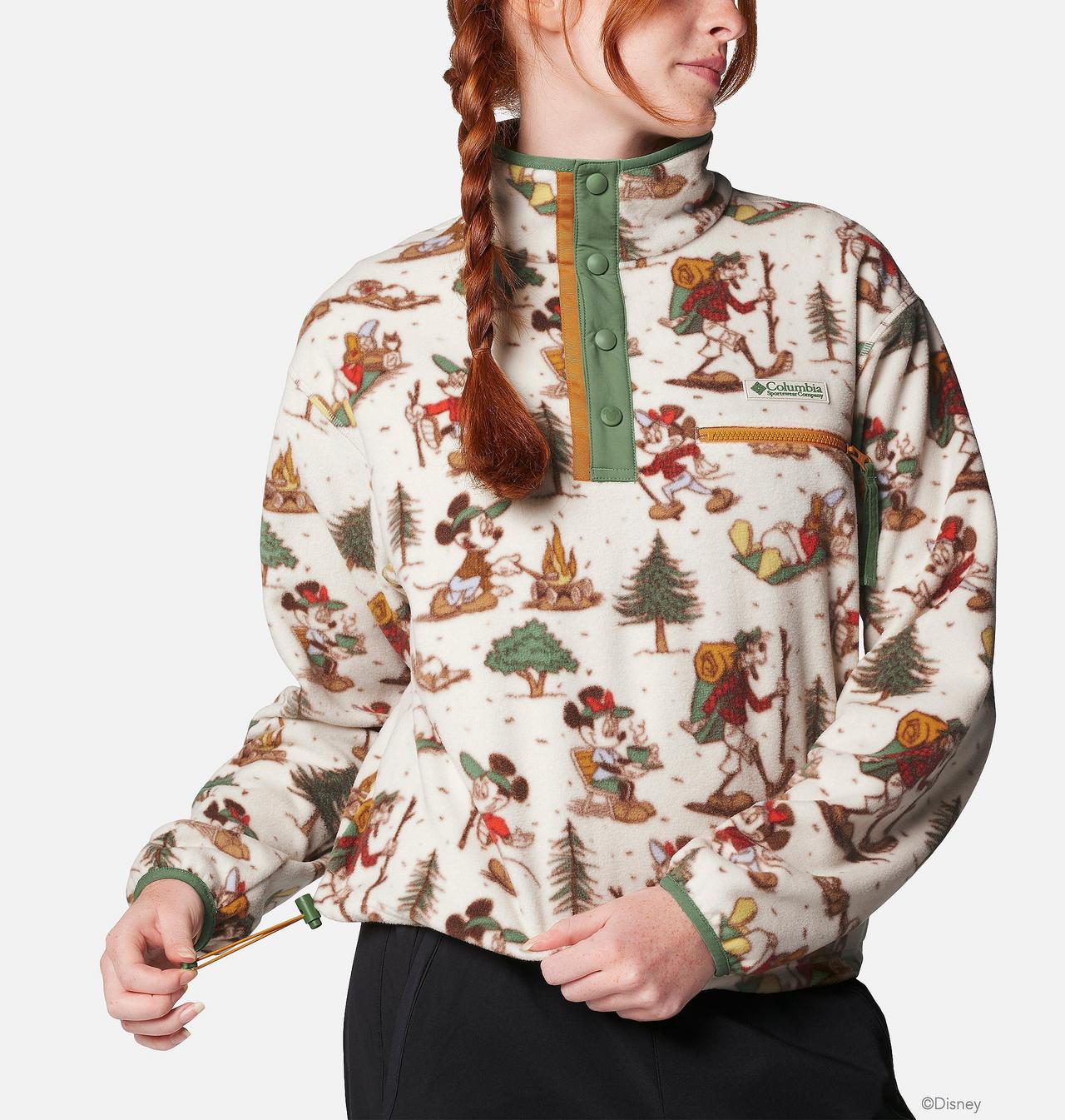 Women's CSC x Disney Mickey & Friends Half Snap Fleece 5