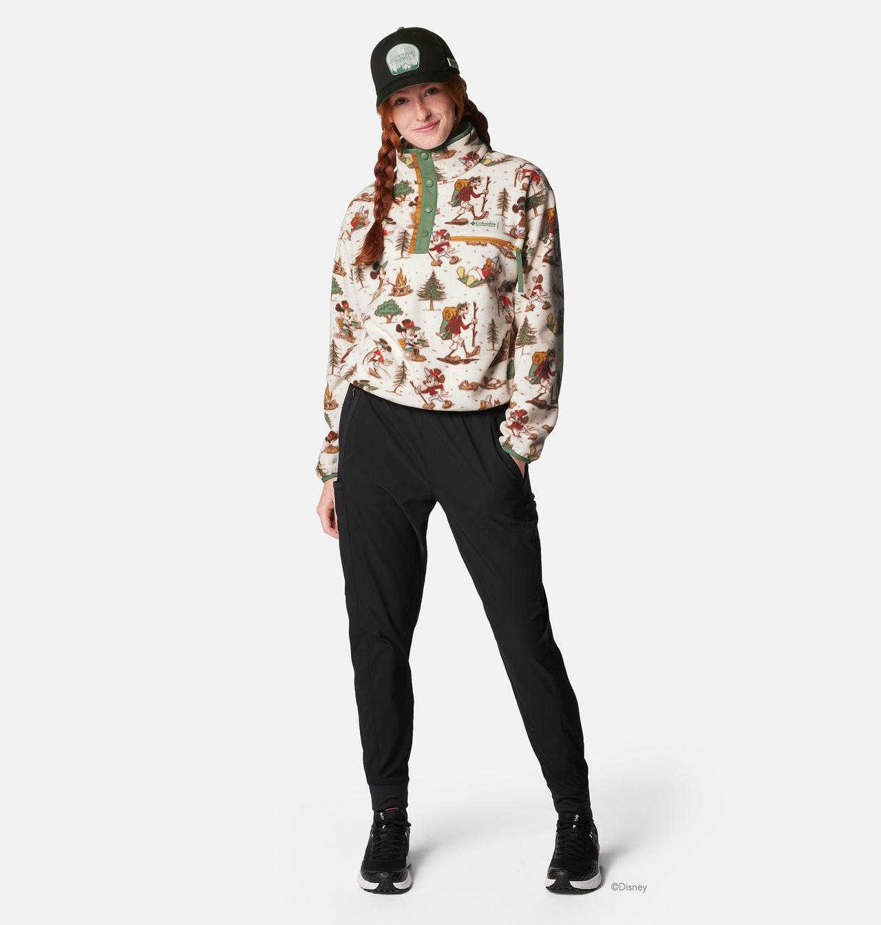 Women's CSC x Disney Mickey & Friends Half Snap Fleece 6