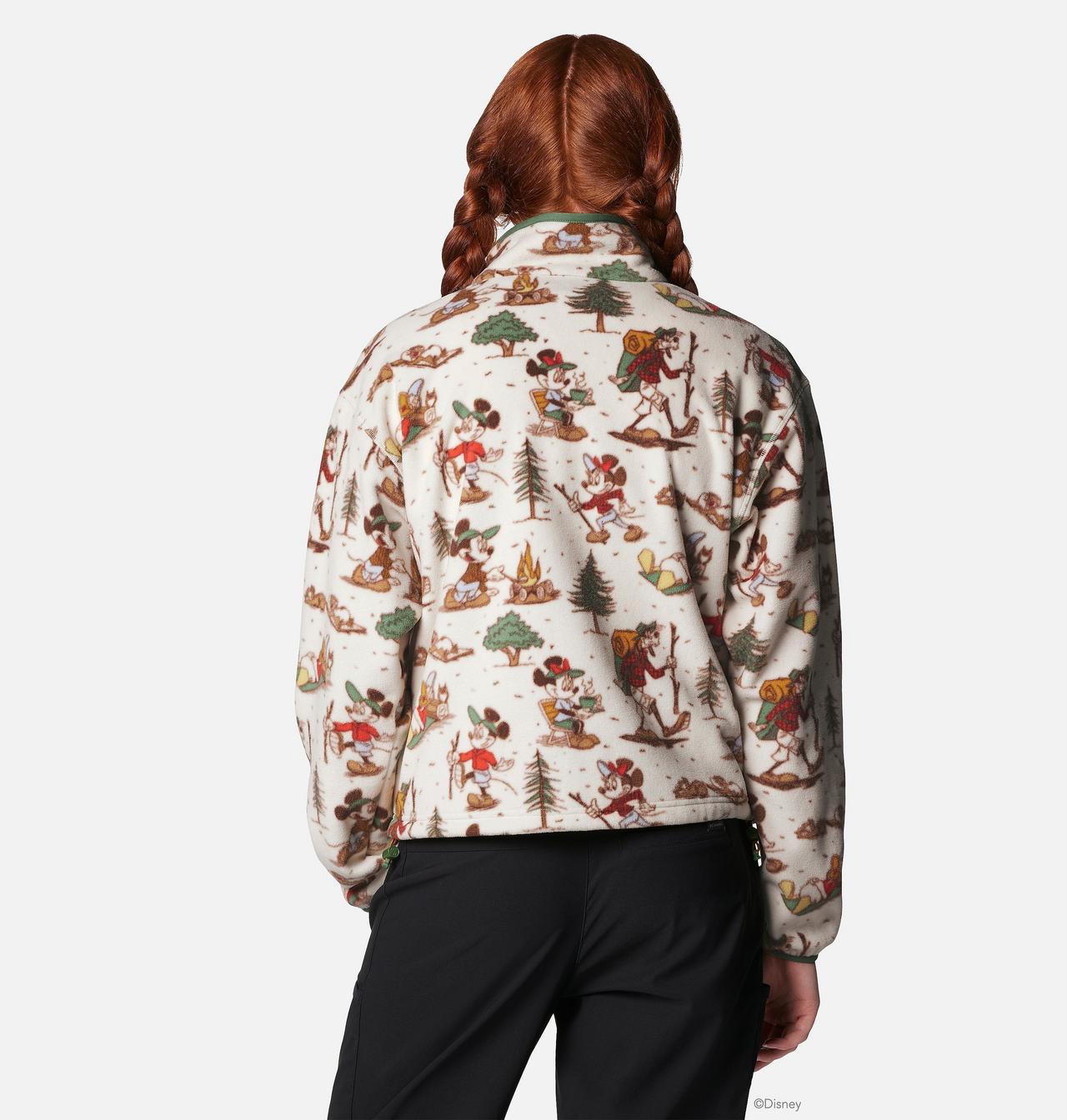 Women's CSC x Disney Mickey & Friends Half Snap Fleece 2