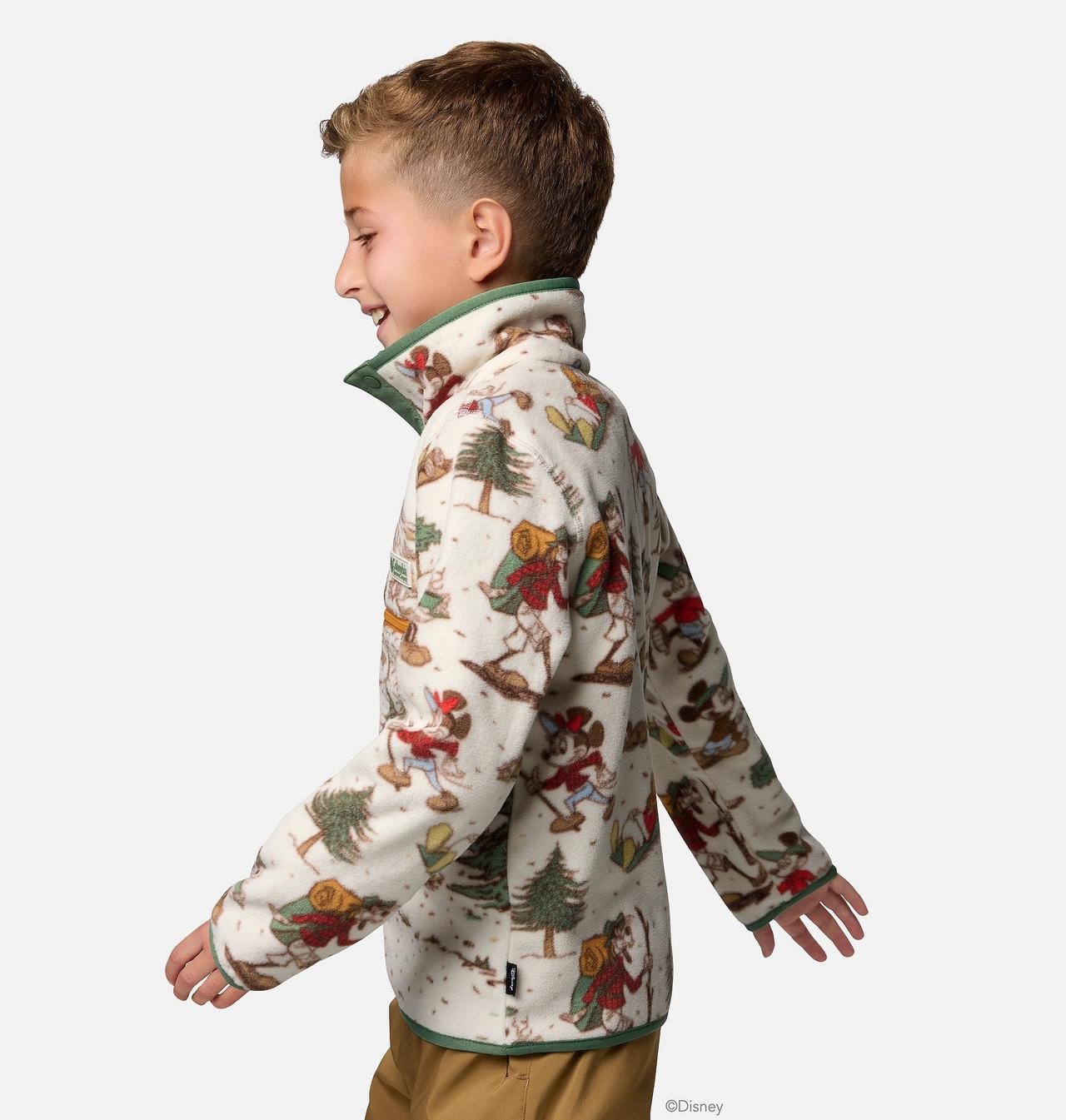 Kids' CSC x Disney Mickey & Friends Half Snap Fleece 3