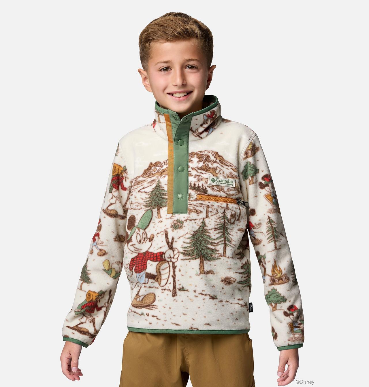 Kids' CSC x Disney Mickey & Friends Half Snap Fleece 4