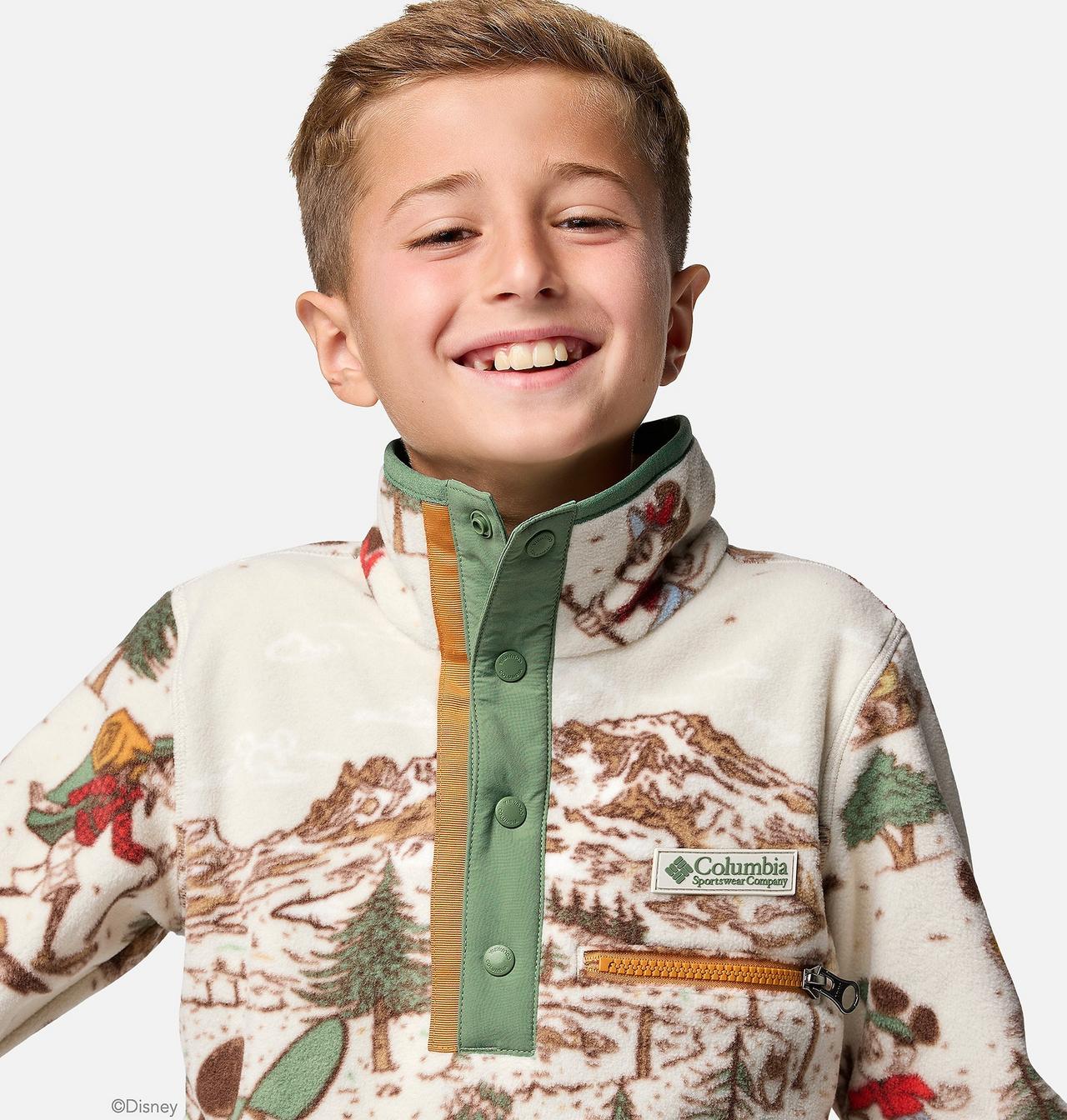 Kids' CSC x Disney Mickey & Friends Half Snap Fleece 7