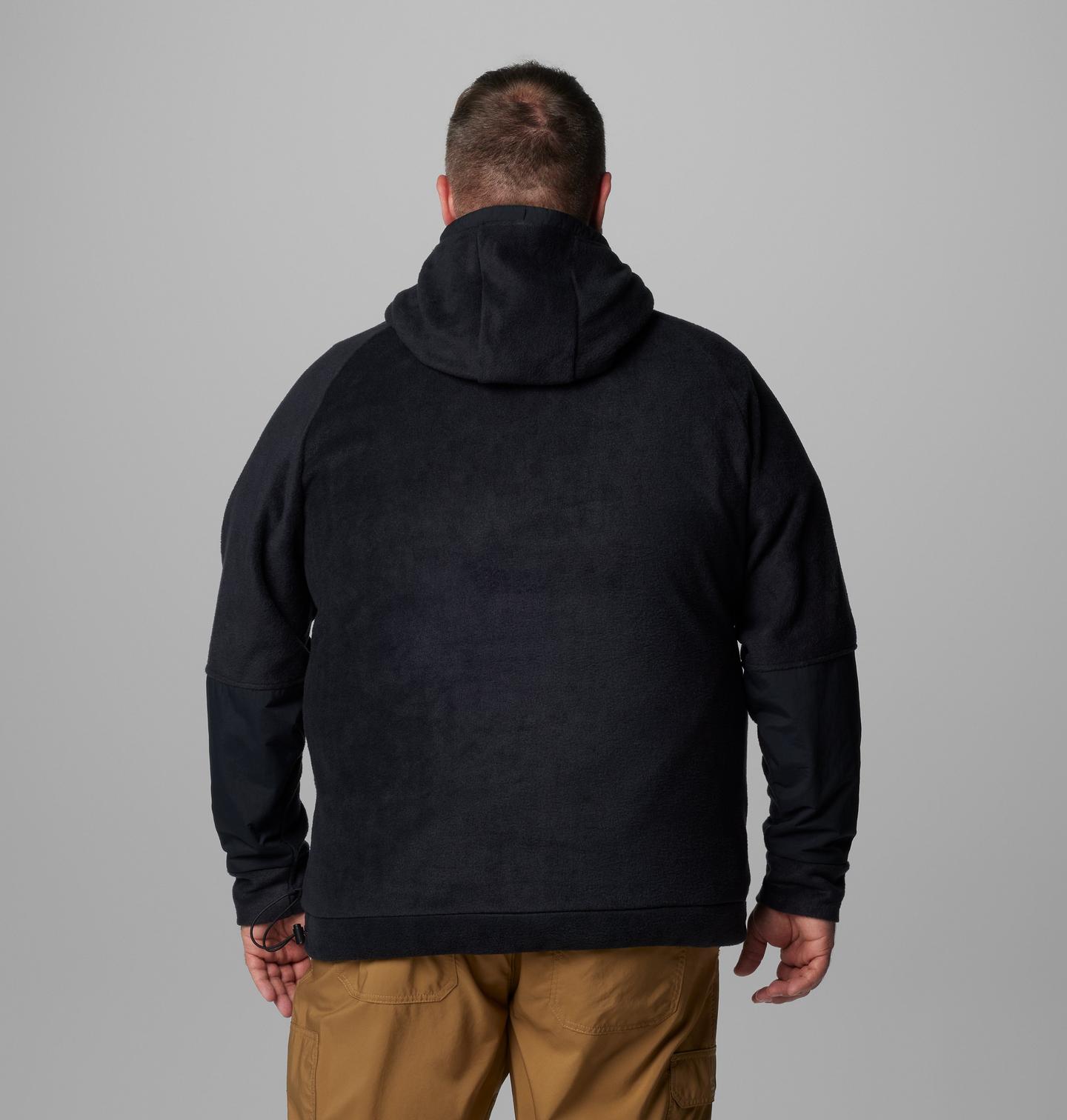 Мужское худи Columbia Hunterdon II Fleece - Big, цвет: Чёрный — фото 2