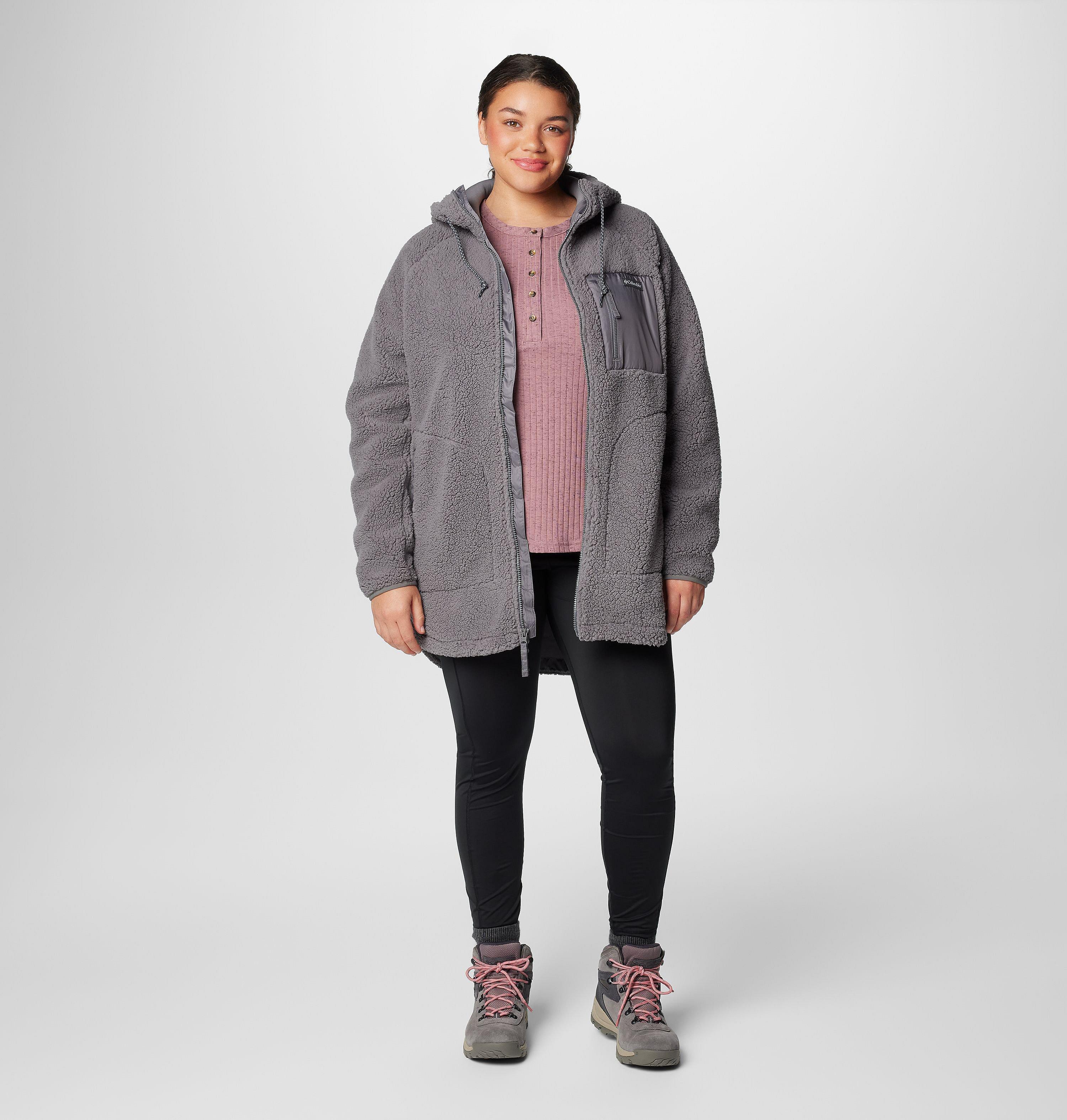 Women's Winter Warmth Full Zip Hoodie - Plus Size 3