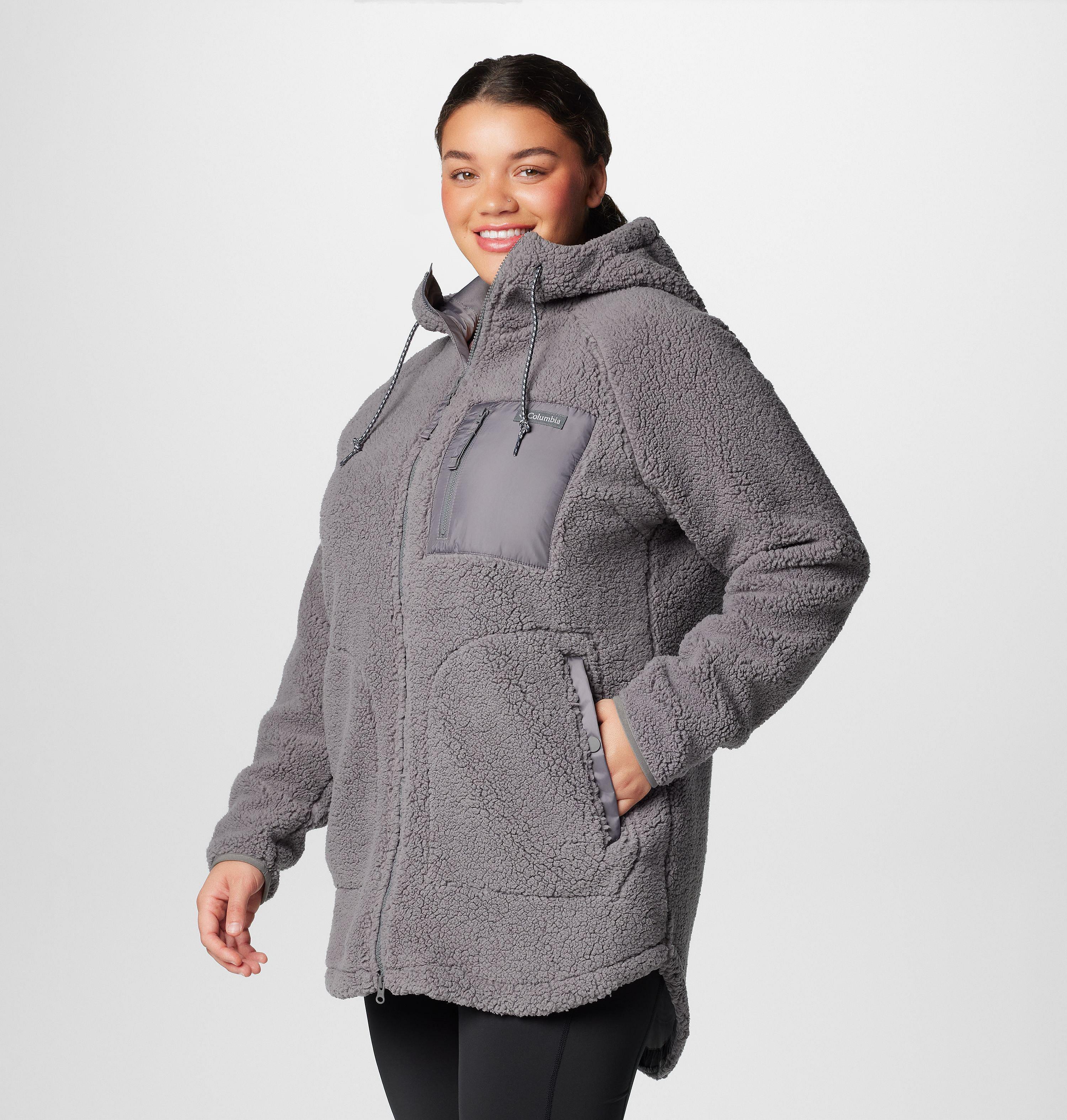 Women's Winter Warmth Full Zip Hoodie - Plus Size 4