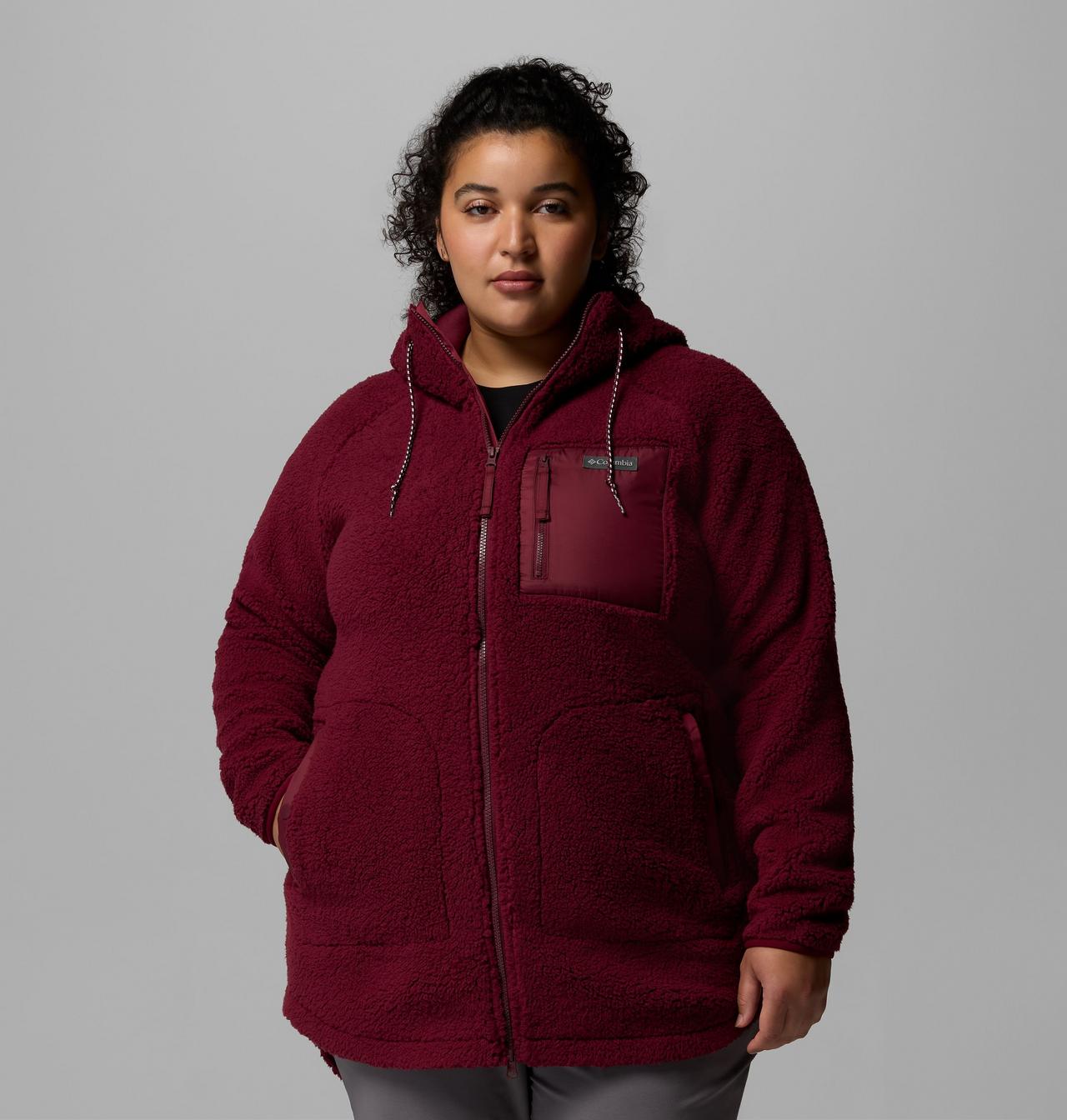 Women's Winter Warmth™ Full Zip Hoodie - Plus Size | 624 | 2X 1
