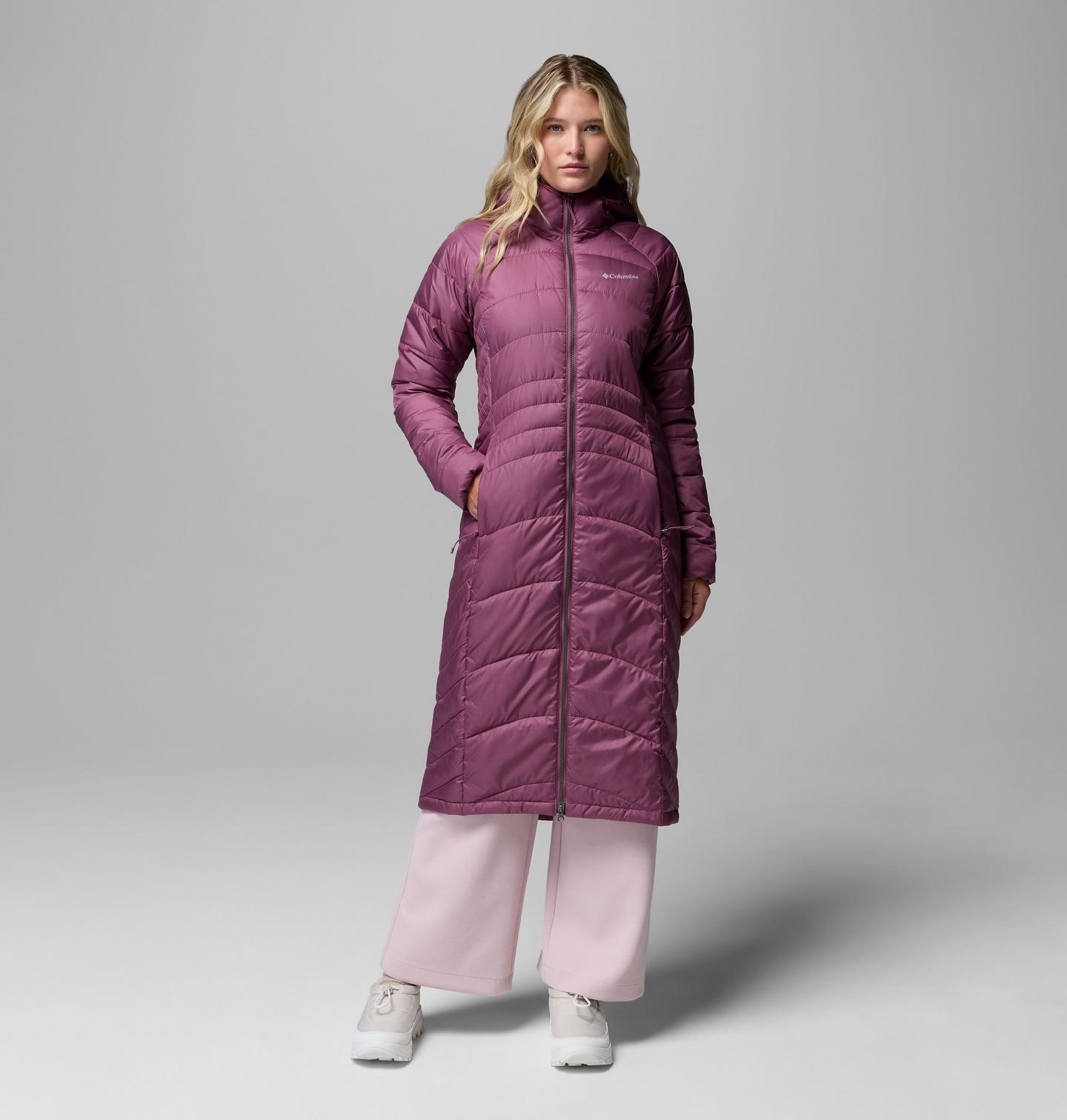 Женская куртка Columbia Karis Gale Full Length, цвет: Состаренный розовато-лиловый — фото 1