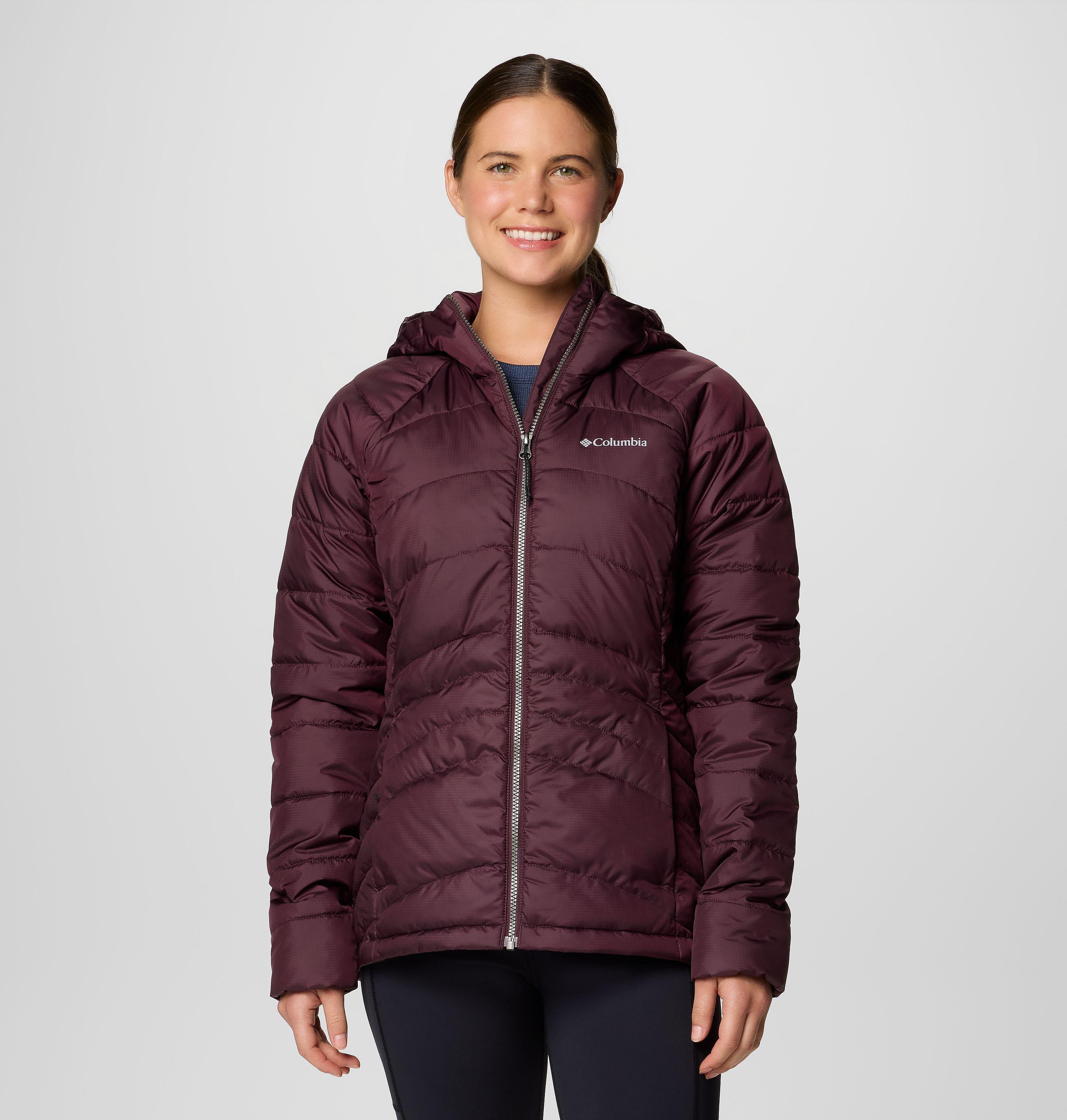 Columbia Sportswear Women's Red Columbia - Karis Gale™ Hooded Insulated Jacket - Moonvista Extra Small