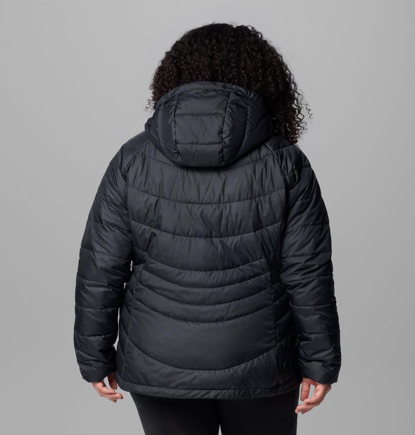 Женская куртка Columbia Karis Gale Hooded Jacket - Plus Size, цвет: Чёрный — фото 2