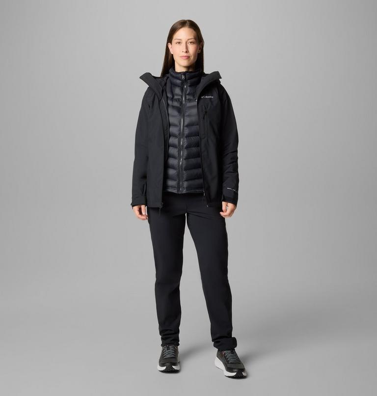Chaqueta impermeable 3 en 1 con capucha Oak Ridge II para mujer, Color: Black, image 3