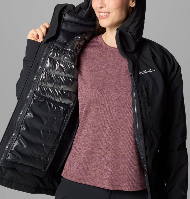 Chaqueta impermeable 3 en 1 con capucha Oak Ridge II para mujer, Color: Black, image 6