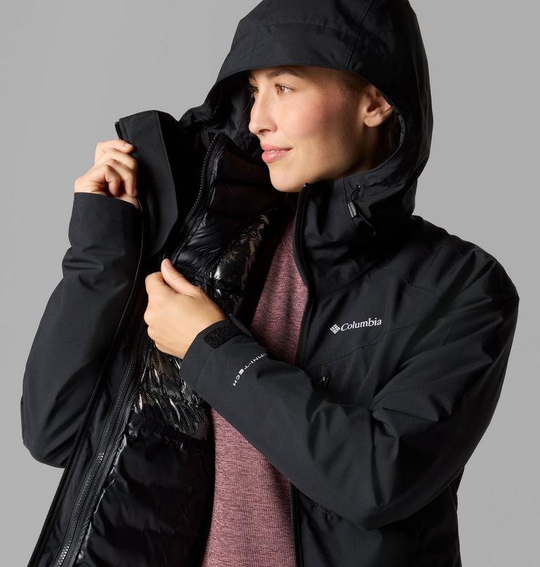 Chaqueta impermeable 3 en 1 con capucha Oak Ridge II para mujer, Color: Black, image 7