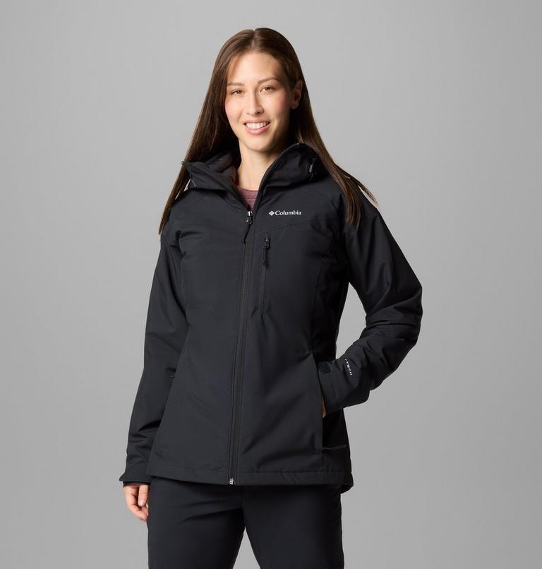 Chaqueta impermeable 3 en 1 con capucha Oak Ridge II para mujer, Color: Black, image 1