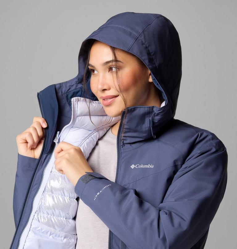 Chaqueta impermeable 3 en 1 con capucha Oak Ridge II para mujer, Color: Nocturnal, image 6