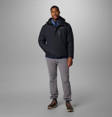 Men's Cascadian Peaks Insulated Waterproof Jacket, Color: Black, image 11