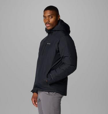 Men's Cascadian Peaks Insulated Waterproof Jacket, Color: Black, image 12