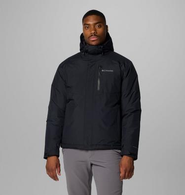 Men's Cascadian Peaks Insulated Waterproof Jacket, Color: Black, image 9