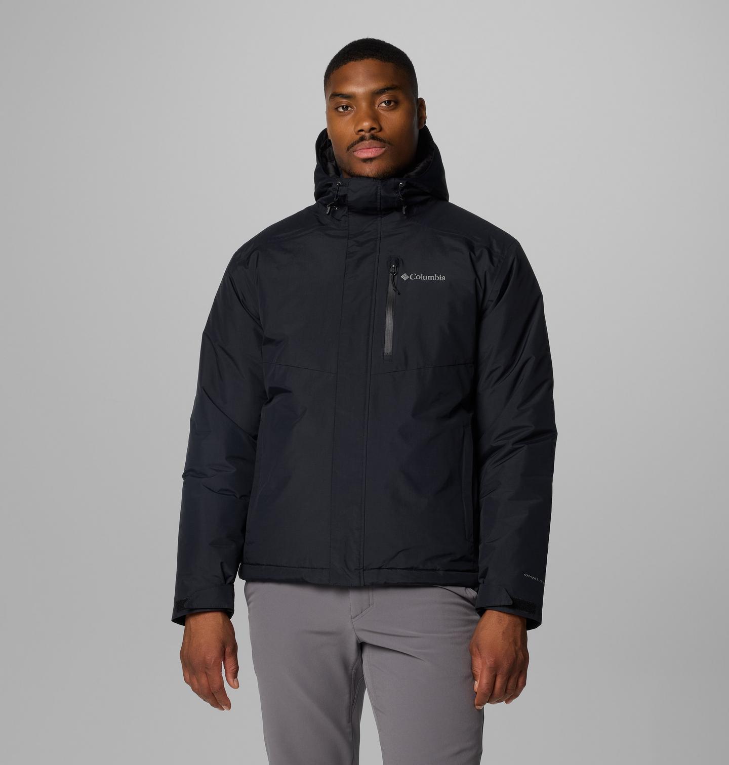 Мужская куртка Columbia Cascadian Peaks Insulated, цвет: Чёрный — фото 1