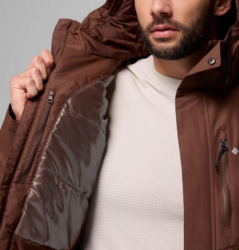 Men's Cascadian Peaks Insulated Waterproof Jacket, Color: Tobacco, image 6