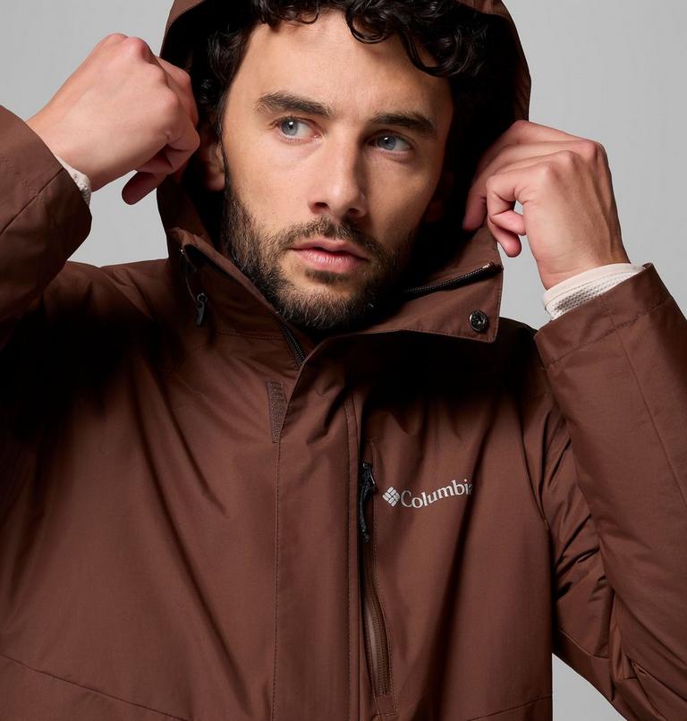 Men's Cascadian Peaks Insulated Waterproof Jacket, Color: Tobacco, image 7