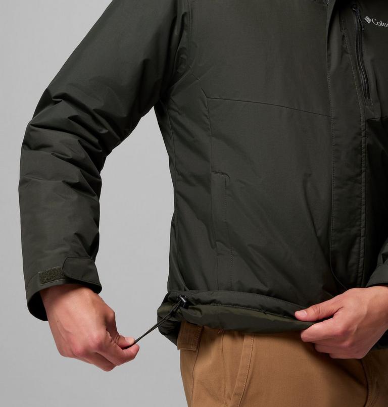 Men's Cascadian Peaks Insulated Jacket, Color: Greenscape, image 8