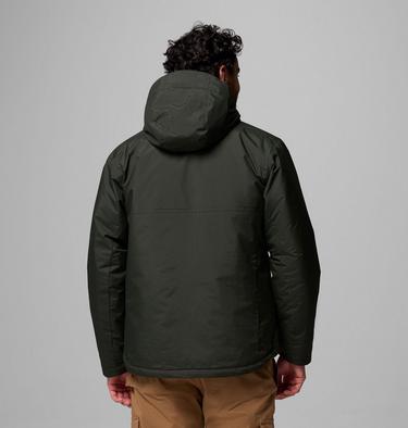 Men's Cascadian Peaks Insulated Waterproof Jacket, Color: Greenscape, image 3