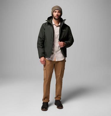 Men's Cascadian Peaks Insulated Waterproof Jacket, Color: Greenscape, image 2