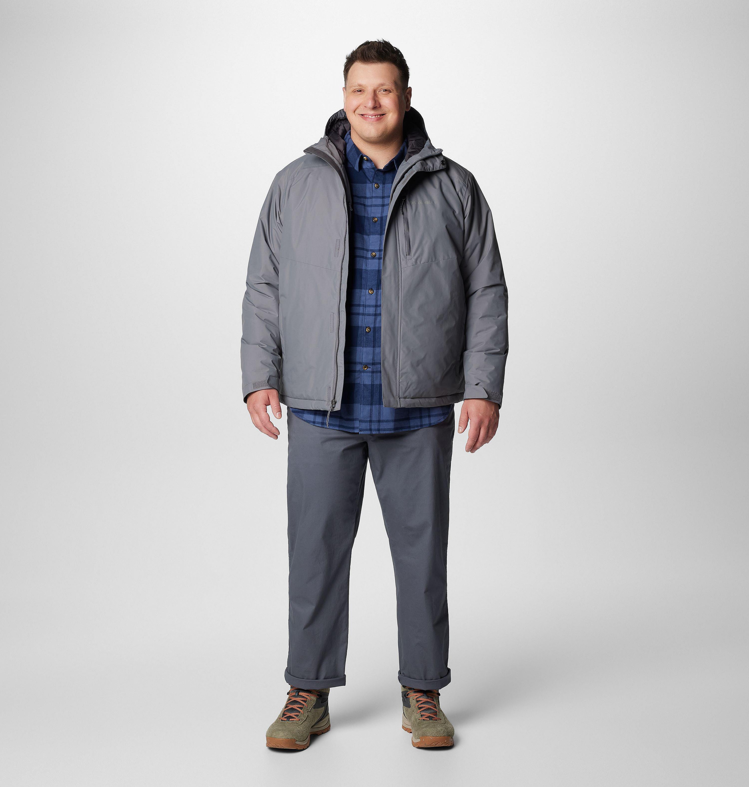 Men's Cascadian Peaks Insulated Jacket - Big | 023 | 6X 3
