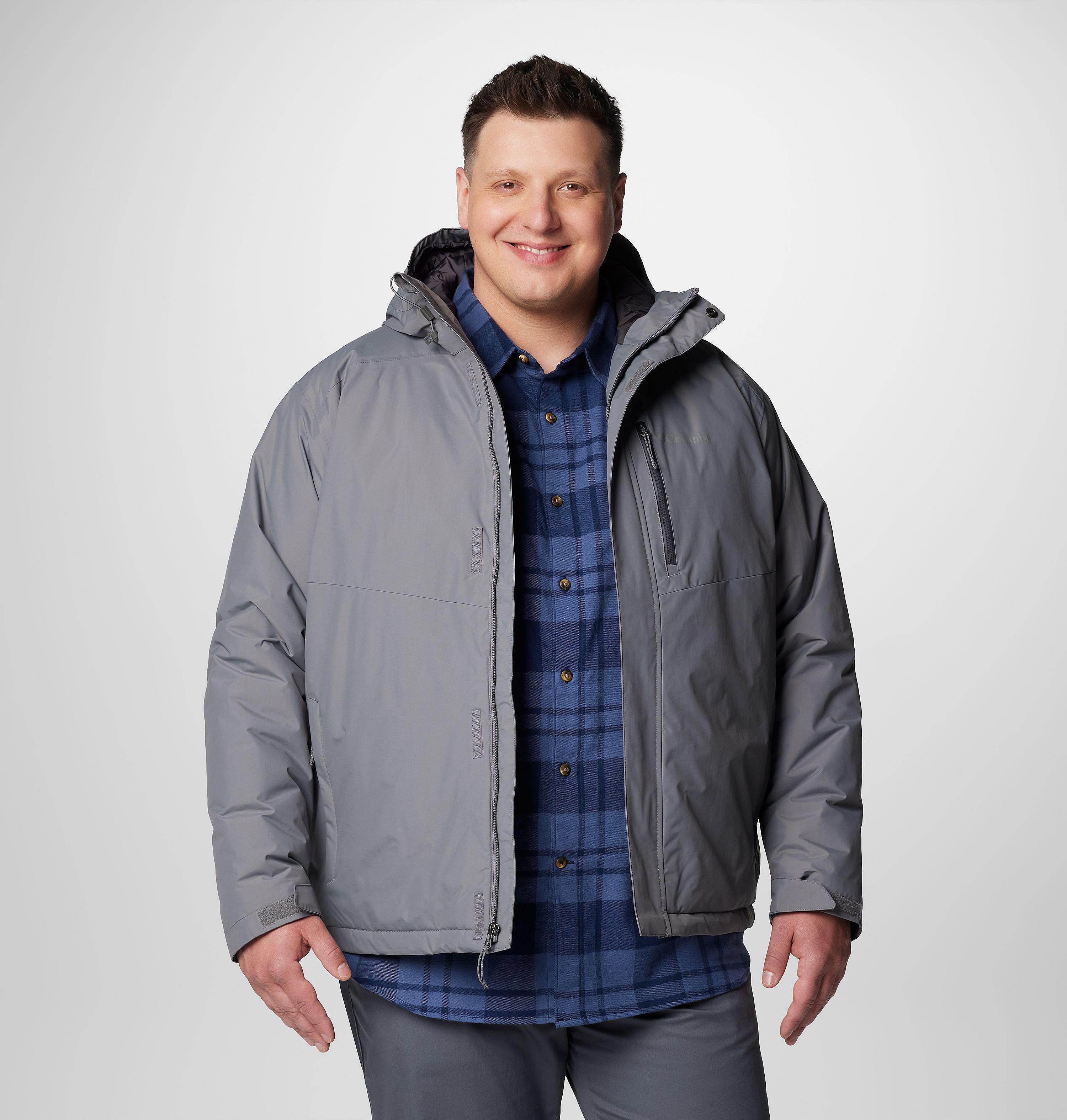 Men's Cascadian Peaks Insulated Jacket - Big | 023 | 6X 9
