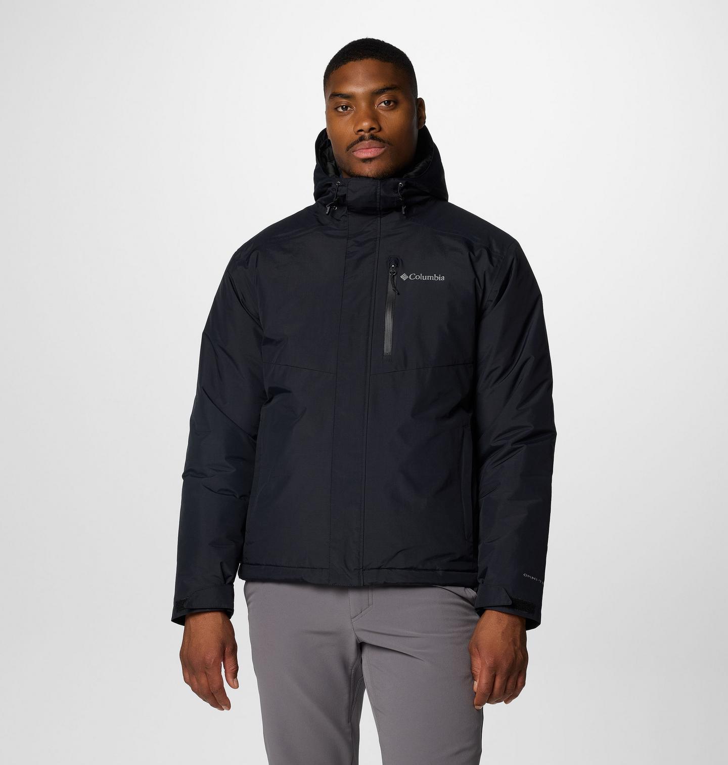 Мужская куртка Columbia Cascadian Peaks Insulated Jacket - Tall, цвет: Чёрный — фото 1