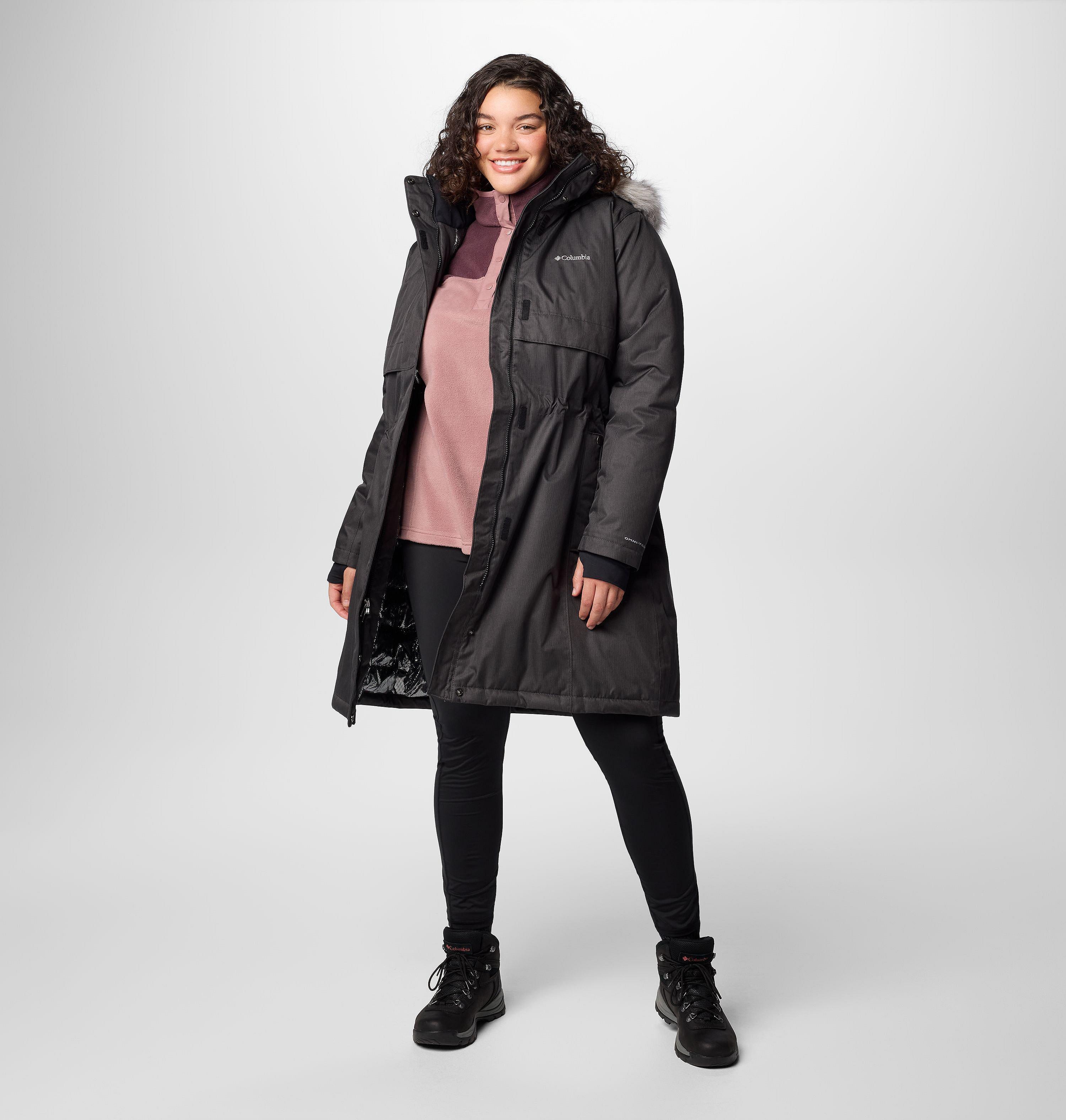 Women's Apres Arson II Winter Long Down Jacket - Plus Size | Columbia