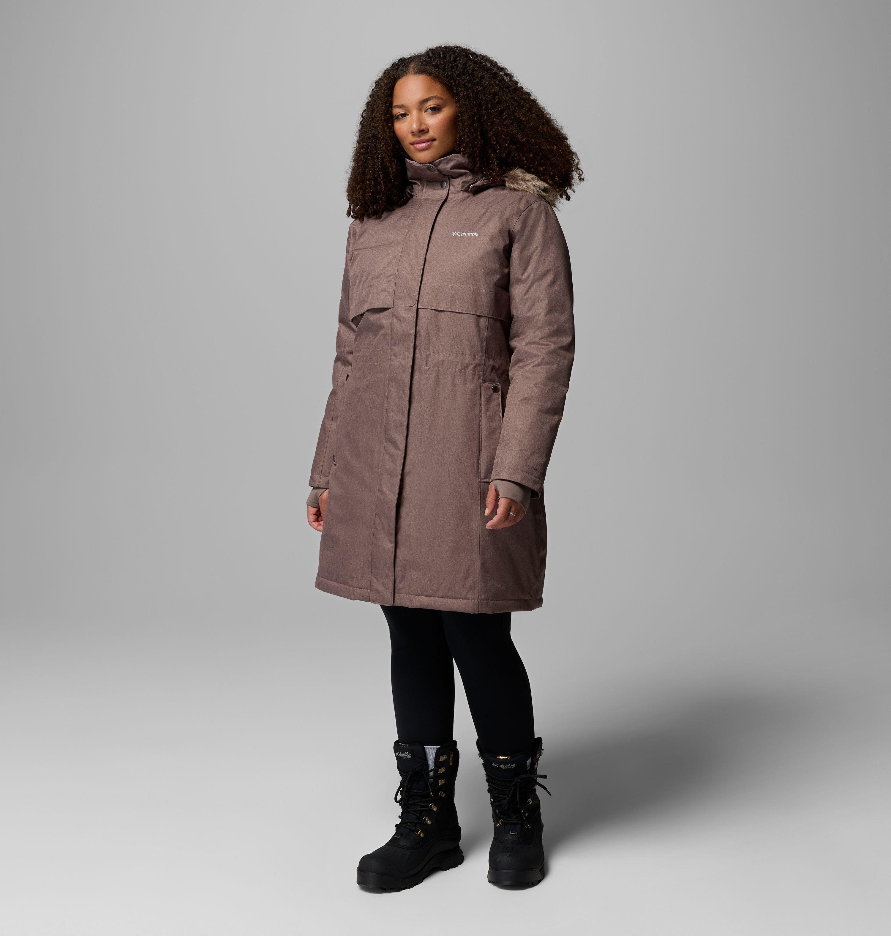 Women's Apres Arson II Winter Long Down Jacket - Plus Size | Columbia