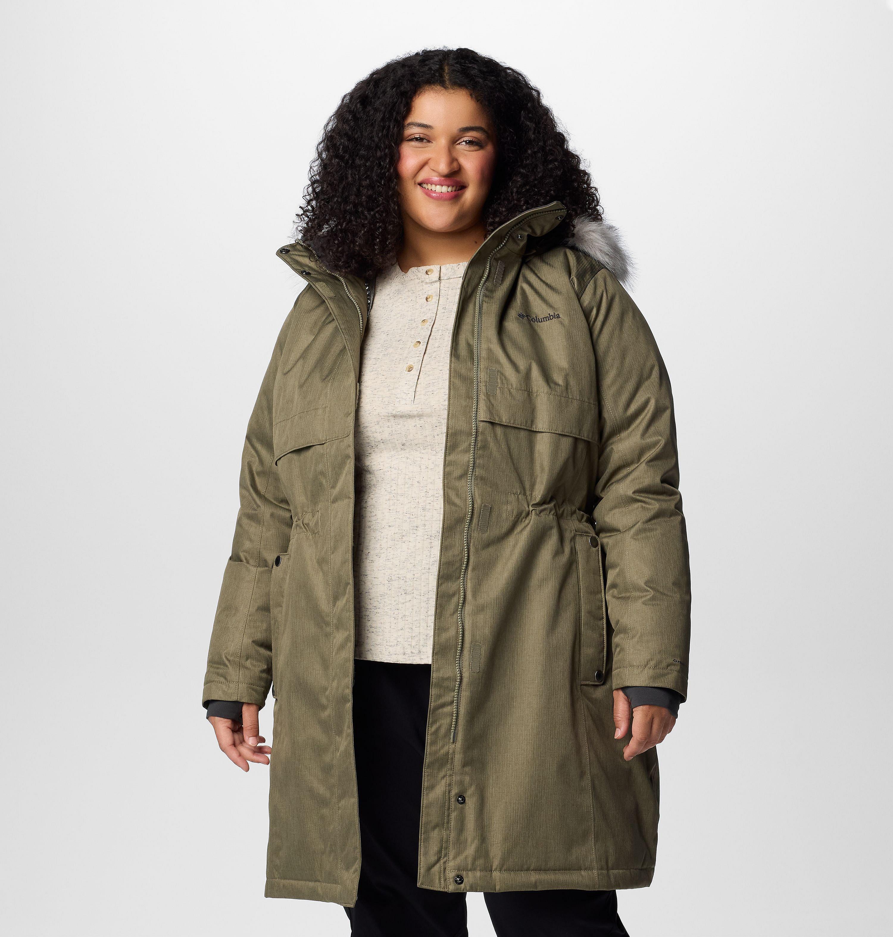 Women's Apres Arson II Winter Long Down Jacket - Plus Size 12