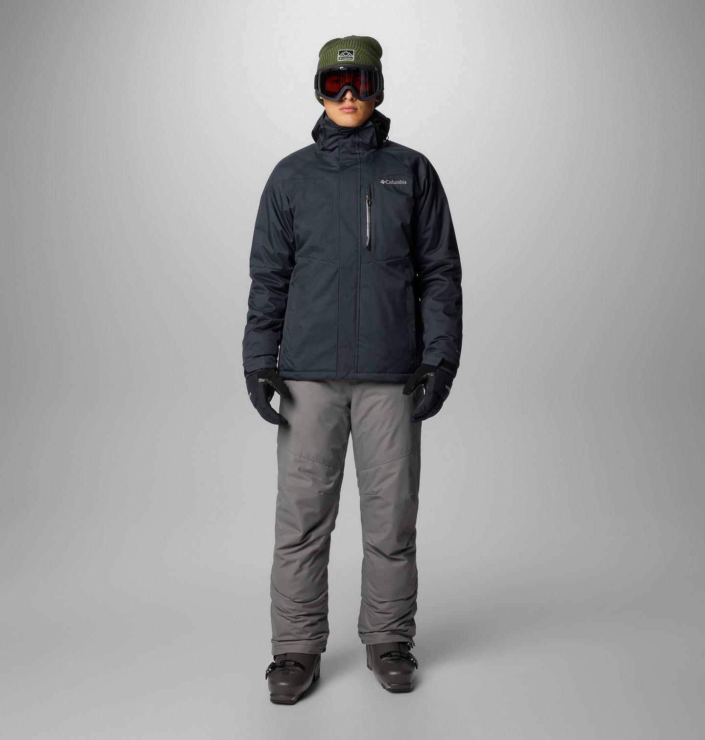 Мужская куртка Columbia Alpine Action II Jacket - Tall, цвет: Чёрный — фото 3